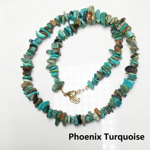 Natural Stone Chip Necklace Irregular Crystal Gemstone Beads Handmade Boho Jewelry For Women Adjustable Copper Clasp