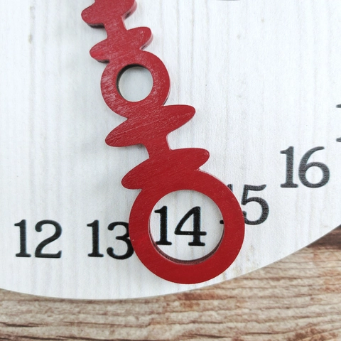 Calendario Avvento Natale Ciondolo Appeso In Legno Design Babbo Natale Pupazzo Di Neve Decorazione Parete Casa