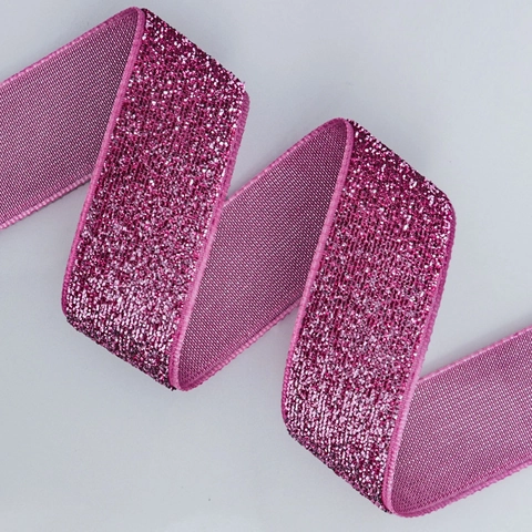 Glitter Ribbon Shiny Metallic Fabric Webbing For Gift Wrapping Christmas Tree Decoration DIY Crafts Handwork