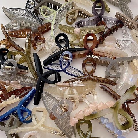 Elegante Molletta Per Capelli In Acrilico Forcina Resina Lega Strass Perla Artificial Moda Accessorio Per Capelli Da Donna