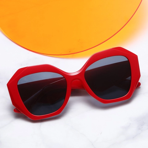 Fashion Geometric Sunglasses UV400 Protection Oversized Square PC Frame Trendy Outdoor Eyewear For Women Men