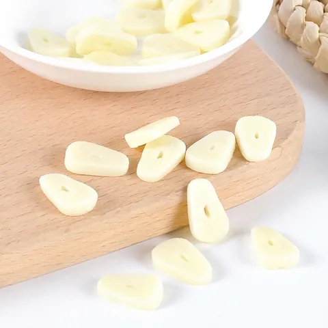 Fette Aglio Simulazione PVC Cibo Miniatura Per Casa Bambole Cucina Accessori Foto DIY Gioielli Artigianato