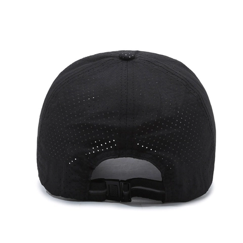 Baseball Cap Quick-Drying Polyester Perforated Breathable Lightweight Outdoor Sports Sunshade Adjustable Unisex