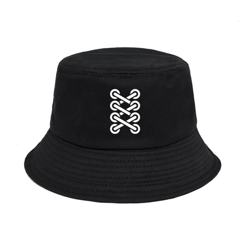 Cappello Da Pescatore In Cotone Unisex Con Stampa Grafica A Croce Protezione Solare Retro Estivo Pieghevole Da Sole