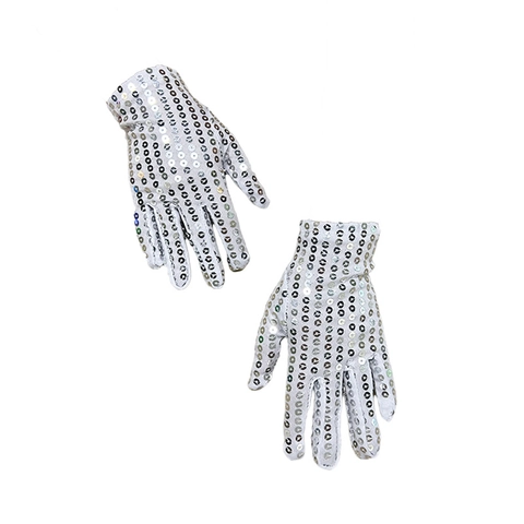 Sequin Performance Gloves Kids Sparkly Dance Stage Costume Party Accessories Full Finger Elastic For Boys Girls