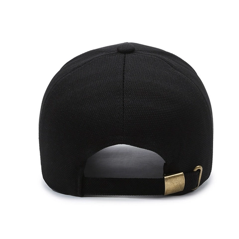 Unisex Honkbalpet Ademend Mesh Polyester Verstelbare Metalen Gesp Leren Patch Buitensporten Zonwering