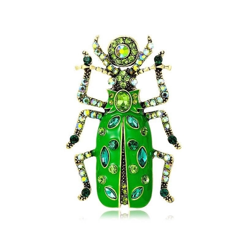 Käfer Marienkäfer Broschen Nadeln Damen Legierung Emaille Strass Bunt Insekt Hemd Mantel Anzug Dekor Cartoon Mode
