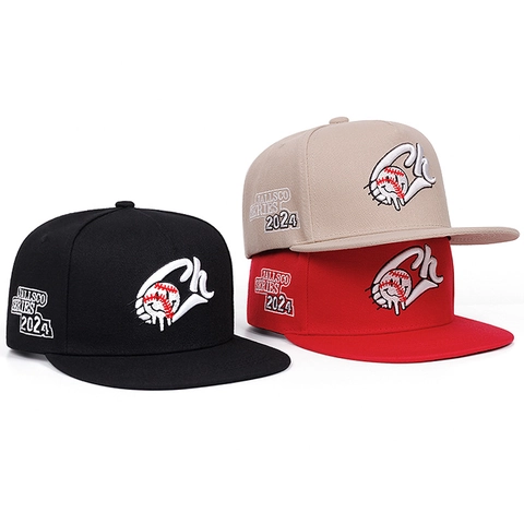 Baseball Cap Cotton Acrylic Embroidery Letter Smiley Face Sports Street Style Adjustable Snapback Hat