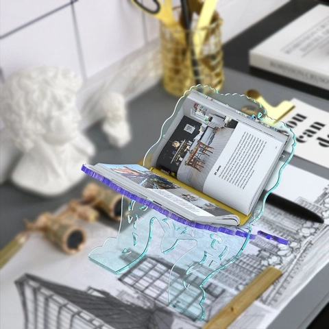 Molde De Silicona Para Soporte De Libros DIY Fundición De Resina Diseño Hueco Soporte Para Partituras Soporte Tableta