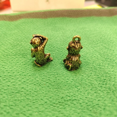 Retro Messing Affenkönig Sun Wukong Figur Zinklegierung Schreibtisch Ornament Chinesisches Sternzeichen Statue Miniatur