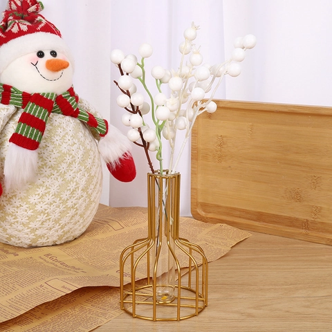 Künstliche Weihnachtsbeeren Picks Weiße Künstliche Fruchtstiele Für Feiertagsgestecke Heimdekoration Fotorequisiten