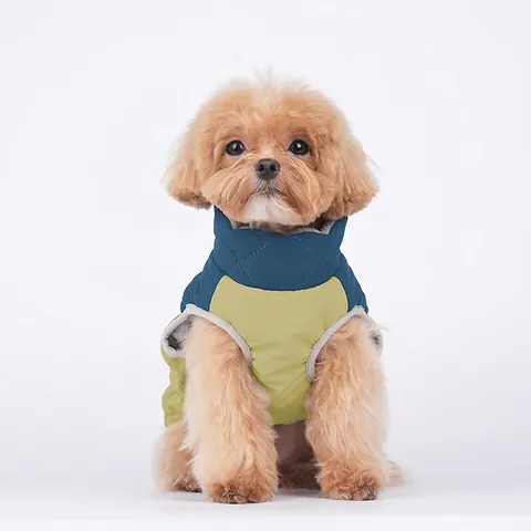 Honden Wintervest Waterdicht Doorgestikt Dik Warm Fleece Gevoerd Jas Reflecterend D-Ring Harnas Voor Honden