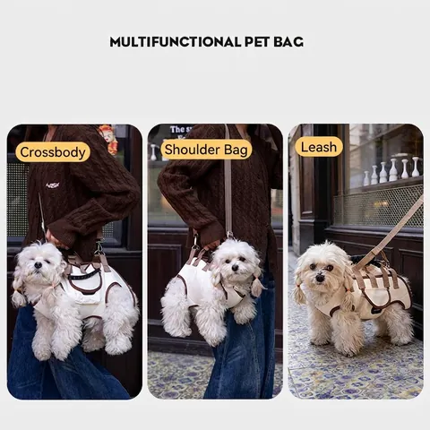 Borsa Da Trasporto Per Animali Oxford Tracolla Imbracatura Per Piccoli Cani Gatti Trasporto Laterale Cura Della Colonna