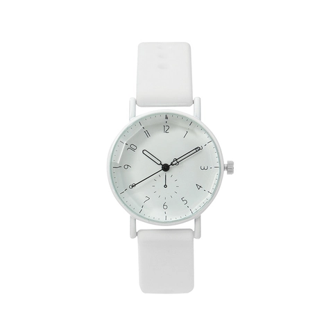 Minimalistische Damen Quarzuhr Mit Silikonarmband Rundes Zifferblatt Herzzeiger Lässige Mode Student Gelee Armbanduhr