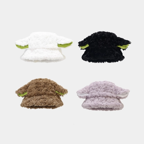 Simpatico Cappello Alla Pescatora In Peluche Con Orecchie Da Animale Invernale Caldo In Pelliccia Sintetica Per Donne