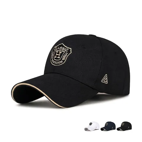 Cappello Da Baseball Ricamo Scudo Regolabile Protezione Solare Cotone Twill Outdoor Casual Sport Uomo Donna