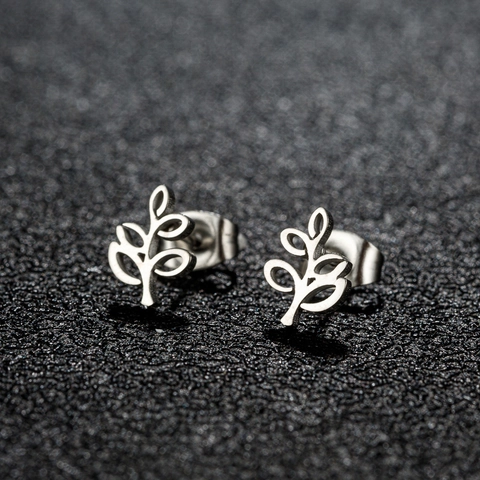 Boucles Oreilles Puces Acier Inoxydable Femmes Évidé Flocon Neige Cœur Croix Ananas Chat Souris Manette De Jeu