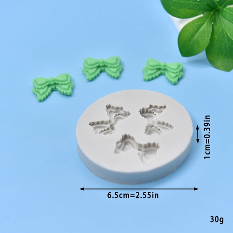 Bowknot Silicone Mold Round Fondant Cake Decorating Tools DIY Baking Chocolate Candy Soap Candle Resin Craft