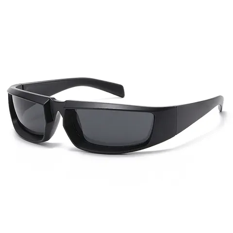 Sports Sunglasses UV400 Polarized PC Frame AC Lens Wraparound Square Y2K Cyberpunk For Men Women Outdoor Cycling Driving