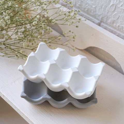 Eierablage Silikonform Für DIY Harzguss Schmuck Organizer Aufbewahrung Handgefertigte Bastelbedarf