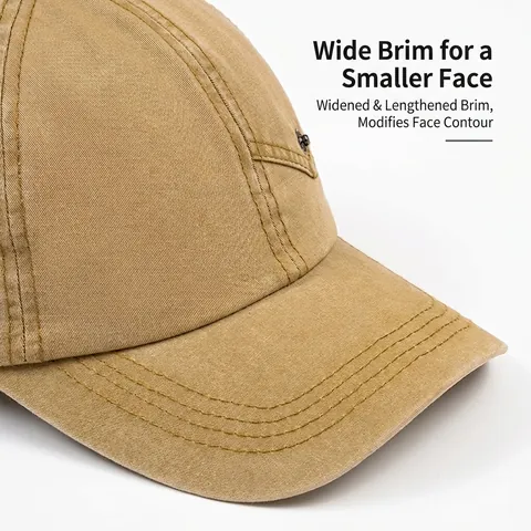Gorra De Béisbol De Algodón Lavado Vintage Con Bolsillo Decorativo Sombrero De Sol Ajustable Para Hombres Mujeres