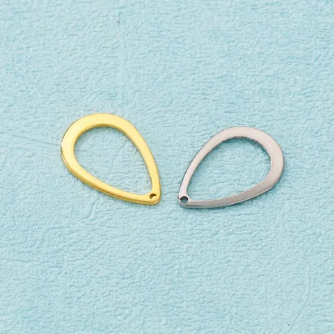 Colgantes Gota Acero Inoxidable Huecos Geométricos Para Joyas DIY Accesorios Pendientes Collar Minimalista