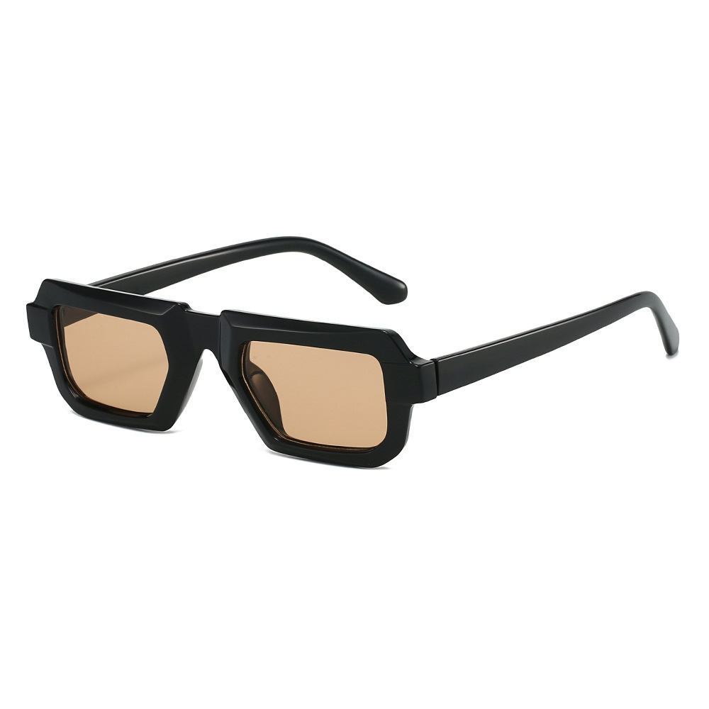 Wholesale Retro Small Square Sunglasses with Thick PC Frame UV400 - Everful