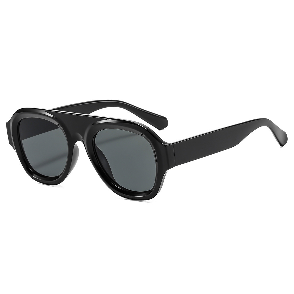 Wholesale Oversized Retro Round Frame Sunglasses For Men Women - Everful