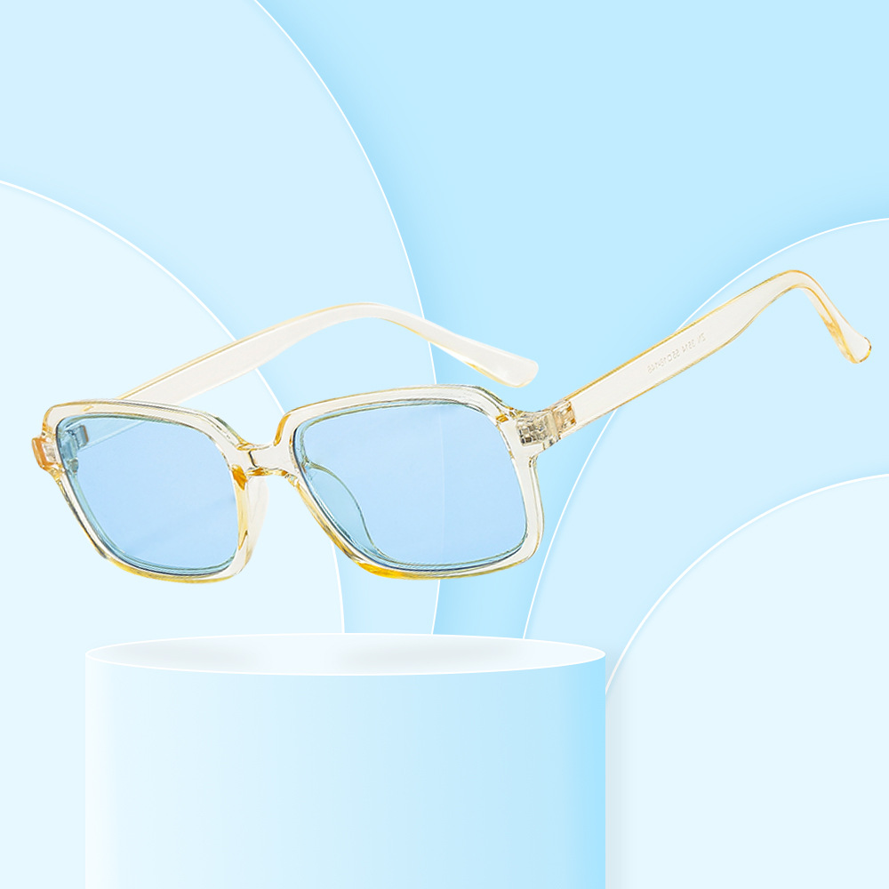 Wholesale Retro Square PC Sunglasses UV400 Protection For Men Women - Everful