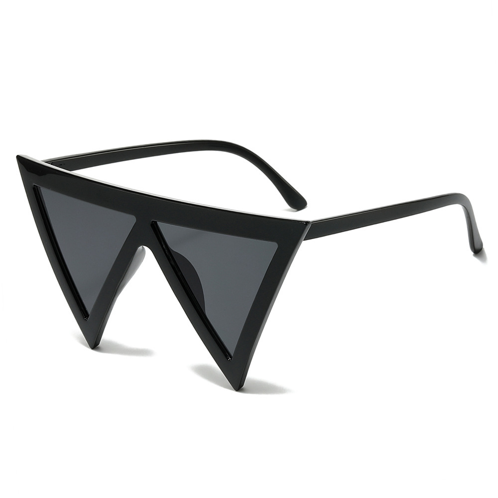 Wholesale Trendy Triangle Geometric Sunglasses Hip Hop UV400 Fashion - Everful