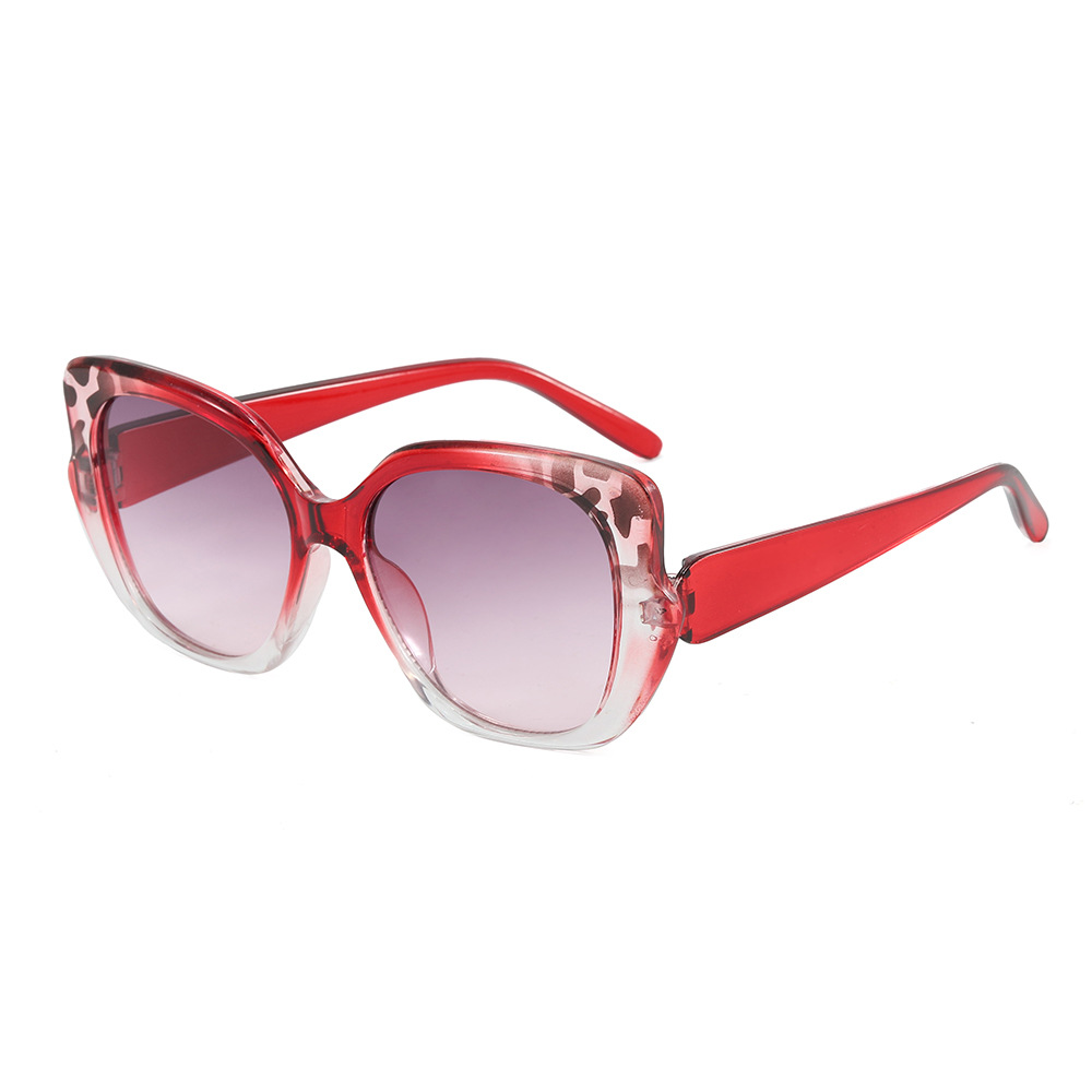Wholesale Oversized Cat Eye Sunglasses Retro PC Frame UV400 For Women - Everful