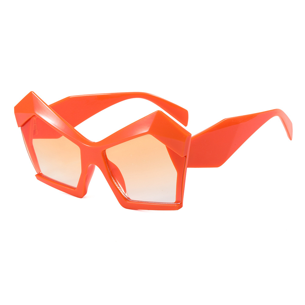 Wholesale Geometric Oversized Irregular Sunglasses With PC Frame - Everful