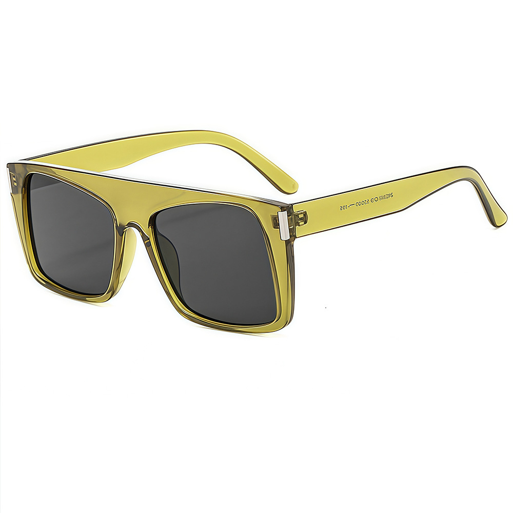 Wholesale Fashion Square Sunglasses Large Frame UV400 Protection For Women Men - Everful