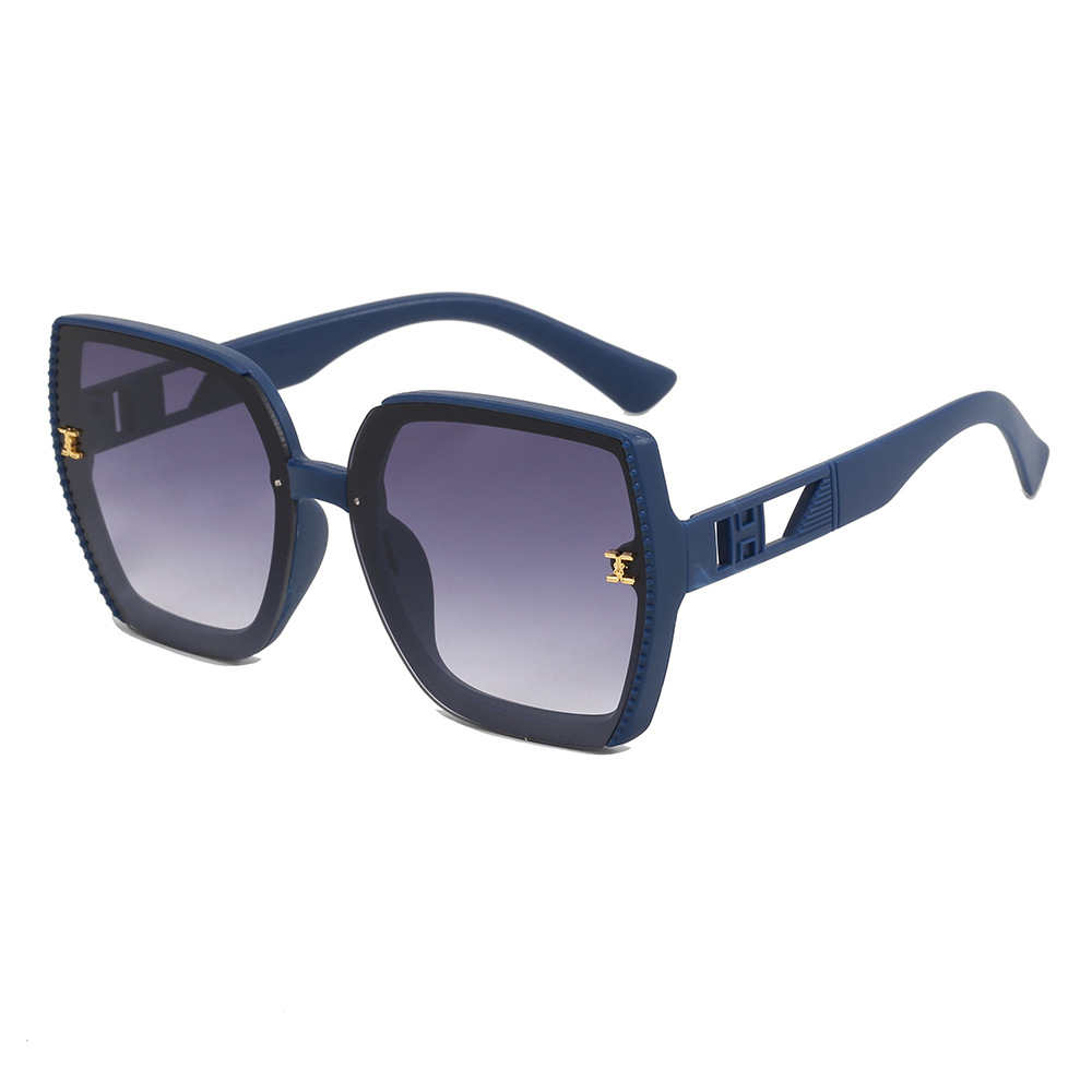 Wholesale Oversized Square Sunglasses PC Frame UV400 For Women Men - Everful