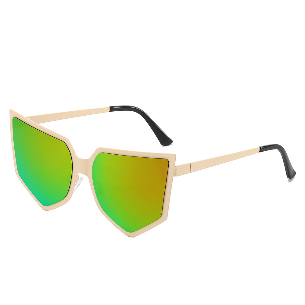 Wholesale Oversized Geometric Sunglasses Metal Frame UV400 For Unisex - Everful