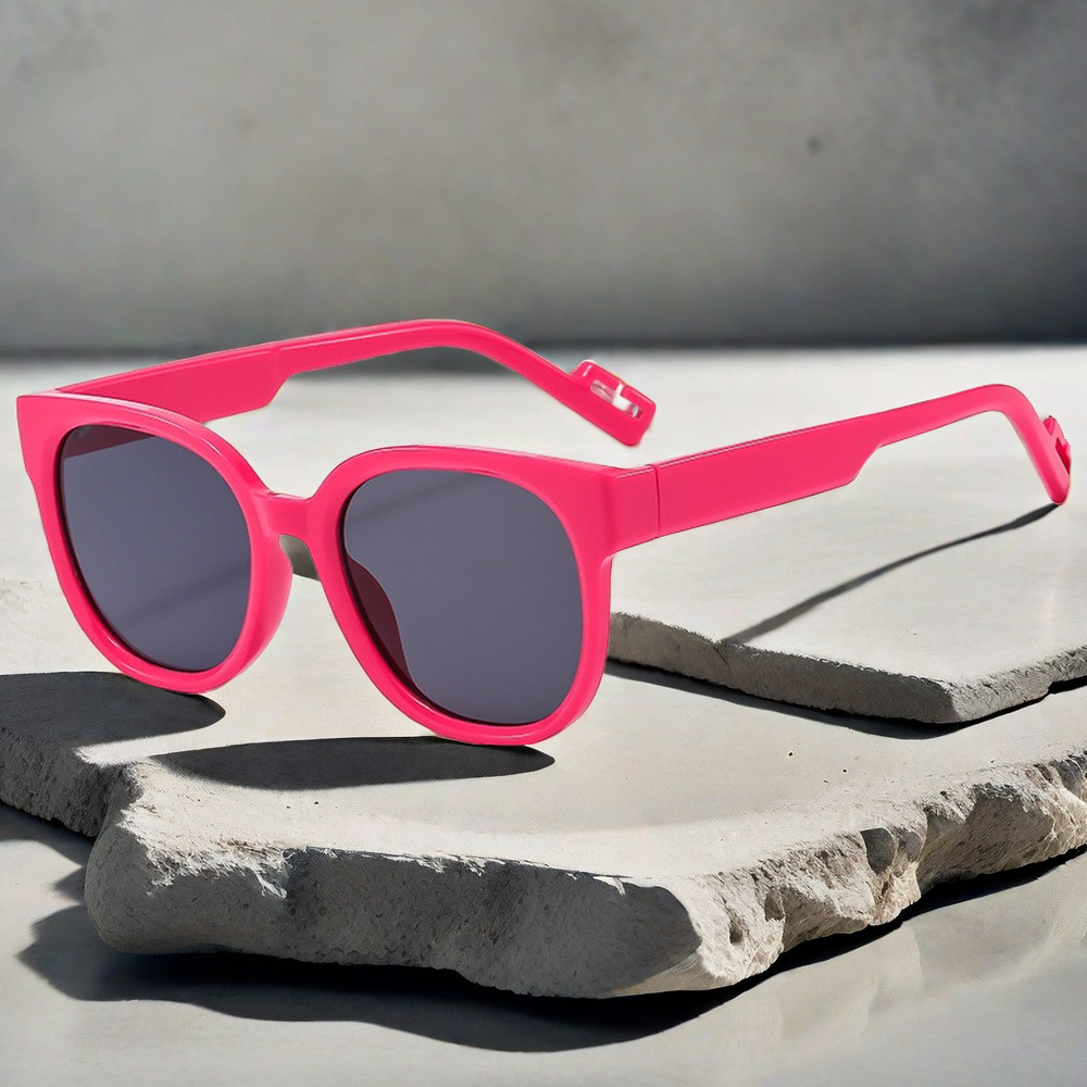 Wholesale Retro Square Sunglasses Candy Color PC Frame For Women - Everful