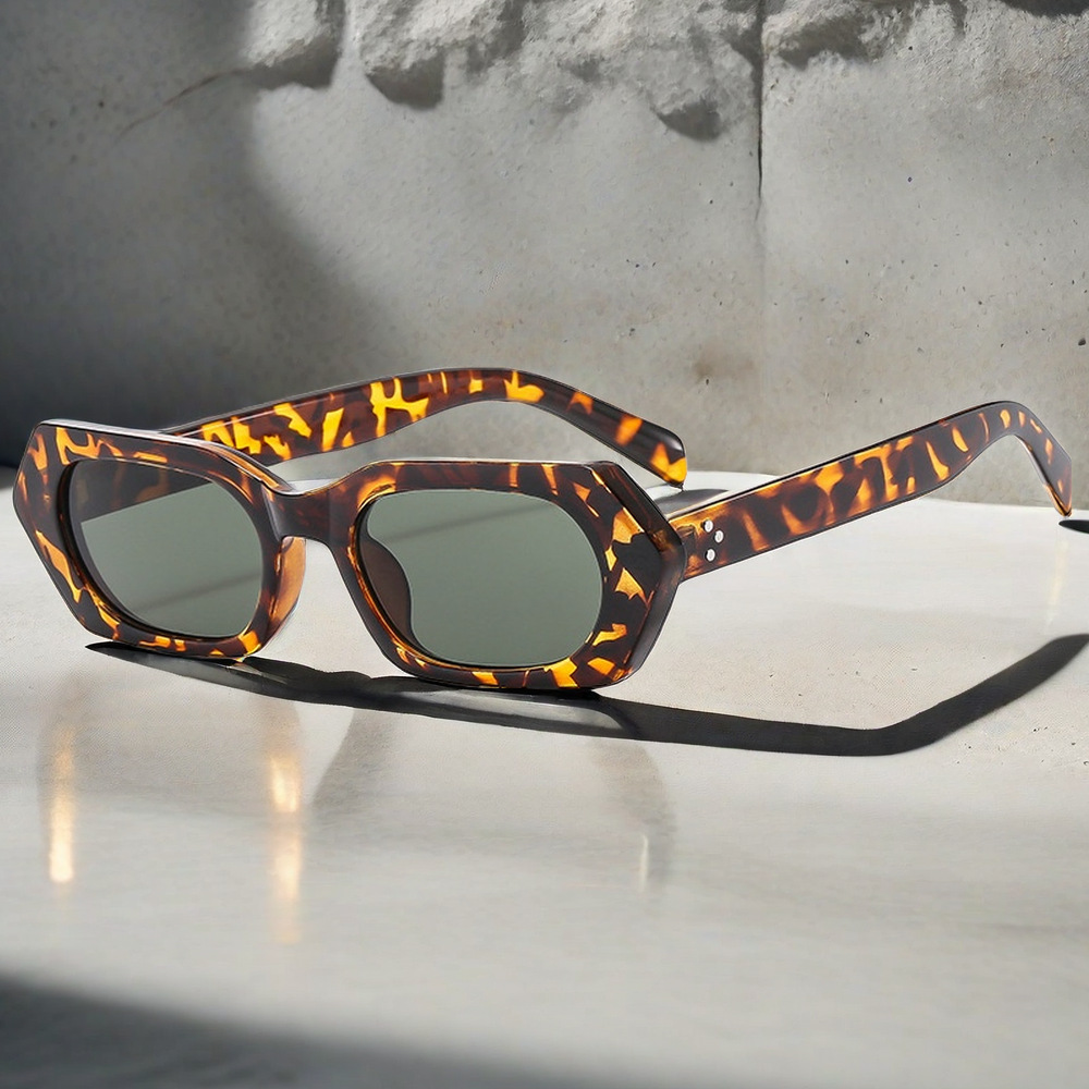 Wholesale Retro Hexagonal Sunglasses with UV400 Protection For Men Women - Everful