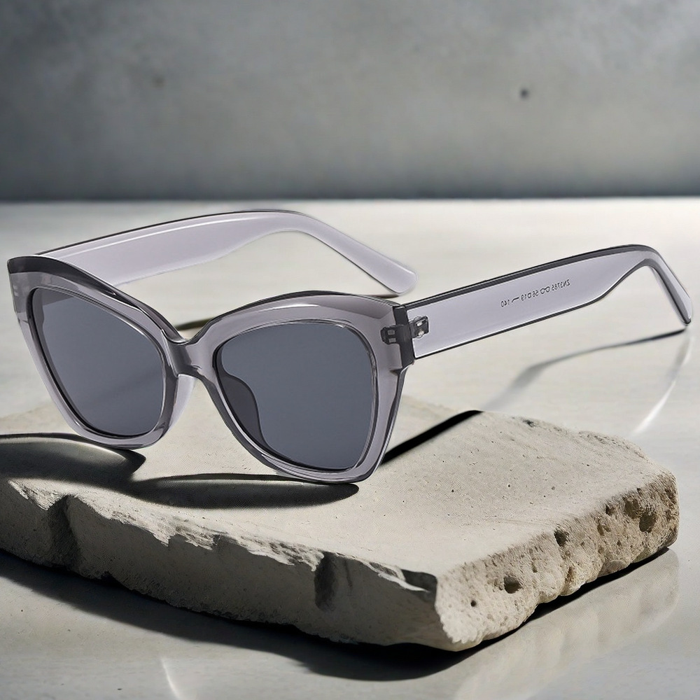 Wholesale Cat Eye Sunglasses UV400 Protection Retro Oversized PC Frame - Everful