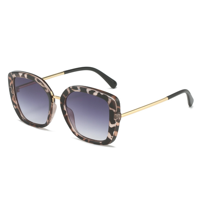 Wholesale Oversized Square Sunglasses PC Metal Frame UV400 Protection - Everful
