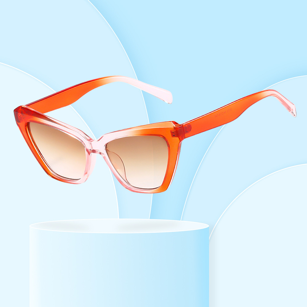 Wholesale Retro Cat Eye Sunglasses For Women UV400 Protection PC Frame - Everful