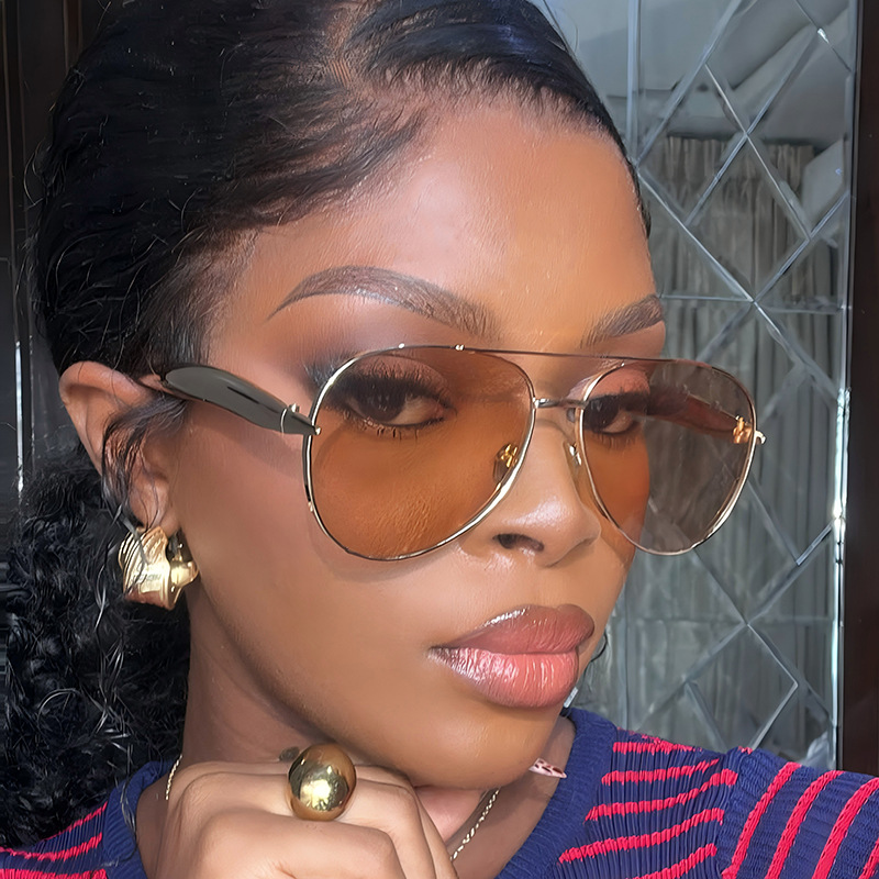 Wholesale Aviator Sunglasses Metal Frame UV400 Protection Gradient Lenses - Everful