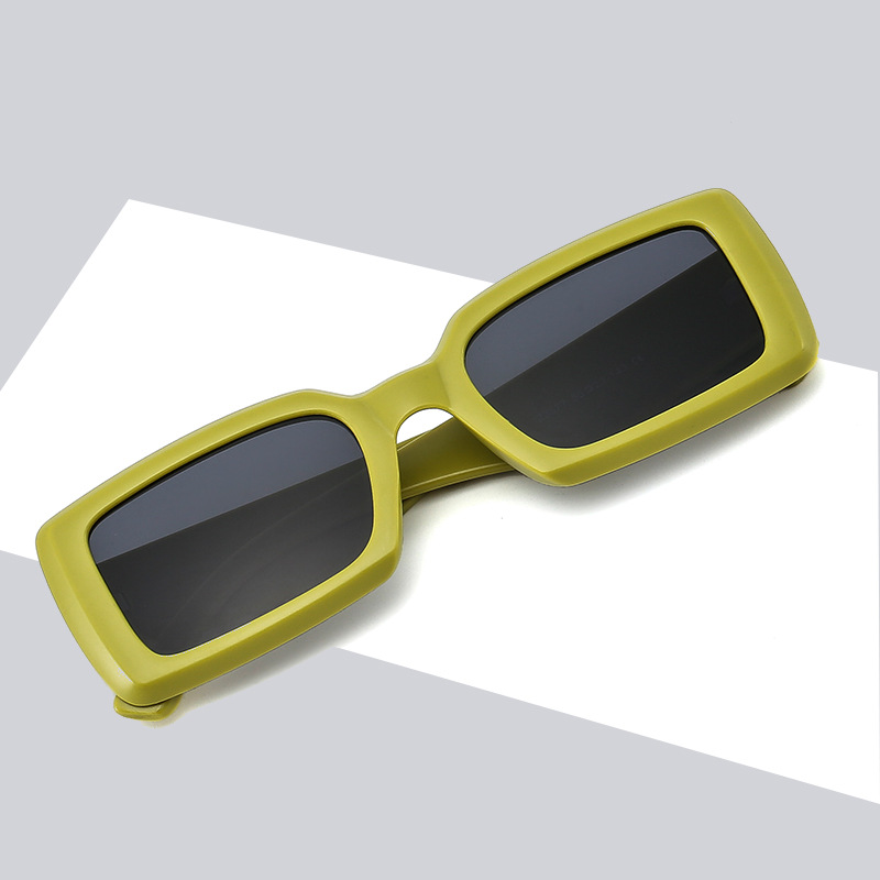 Wholesale Vintage Rectangle Sunglasses UV400 Protection For Women Men - Everful