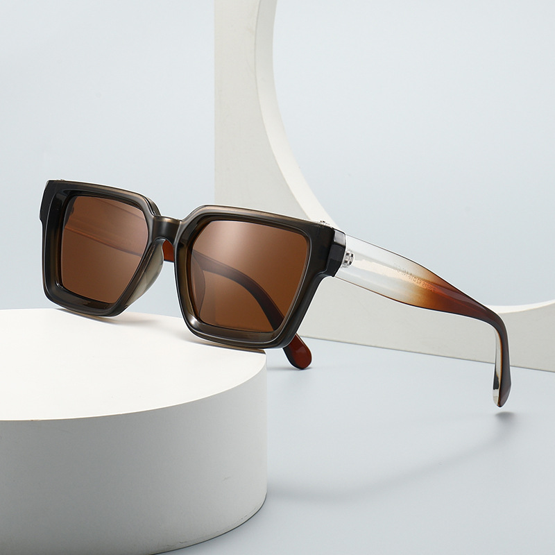 Wholesale Retro Square Polarized Sunglasses PC Frame UV400 Protection - Everful
