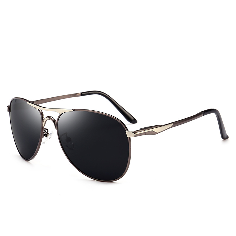 Wholesale Classic Polarized Aviator Sunglasses Metal Plastic Frame Men - Everful