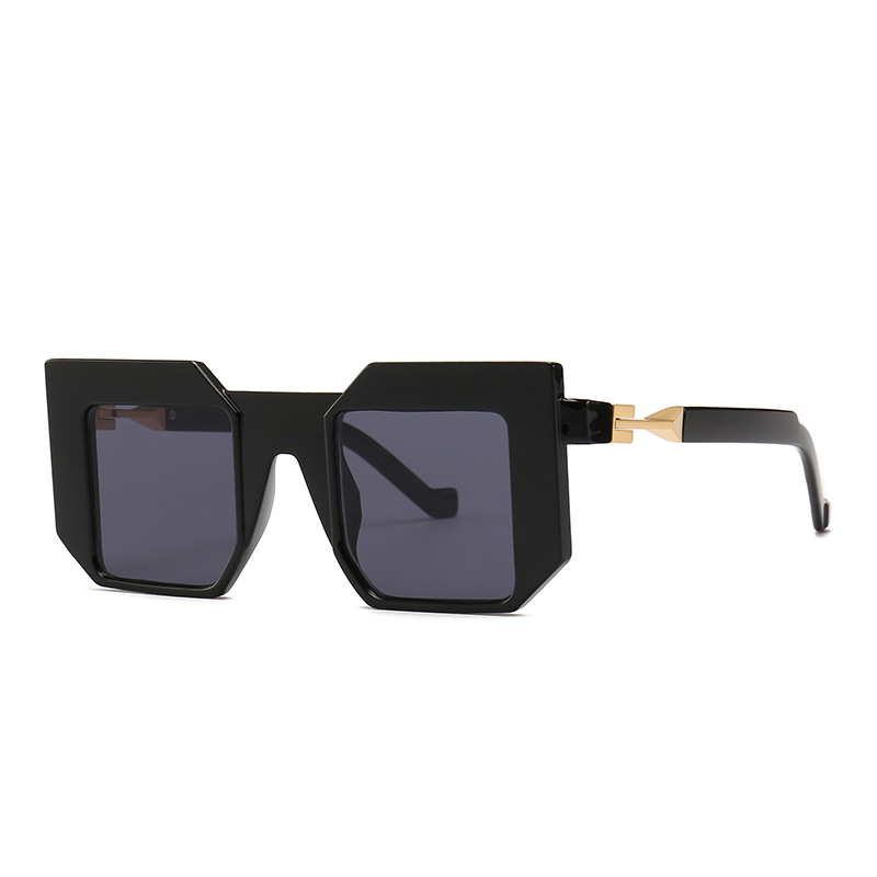 Wholesale Futuristic Square Flat Top Sunglasses UV400 Protection - Everful