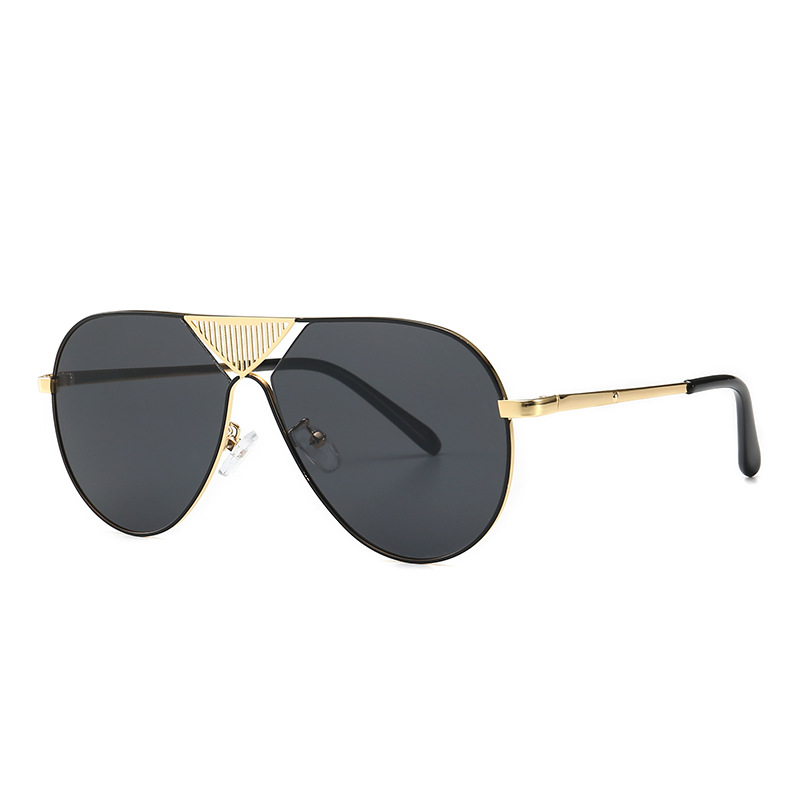 Wholesale Retro Aviator Sunglasses Metal Frame Gradient Lens UV400 - Everful