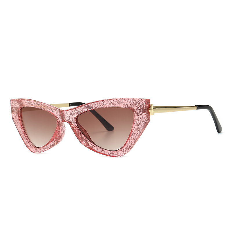 Wholesale Cat Eye Sunglasses Butterfly Metal Plastic Frame For Women - Everful