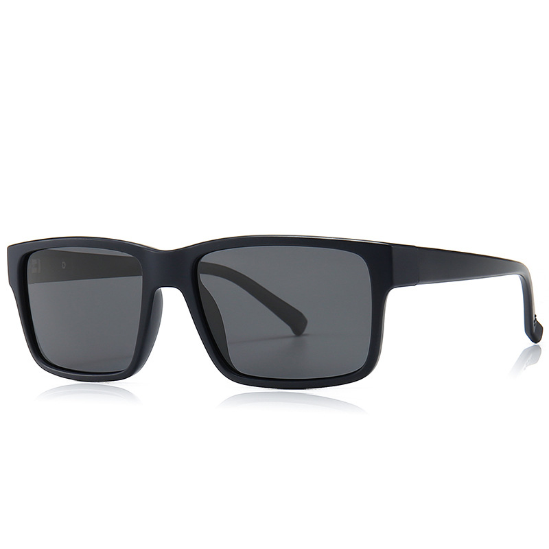 Wholesale Square Polarized Sunglasses Men Classic TR90 Frame UV400 - Everful