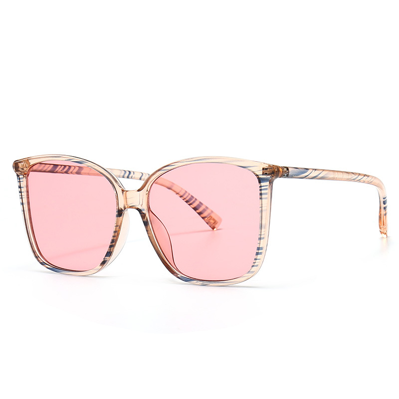 Wholesale Oversized Cat Eye Sunglasses Retro Square Frame For Women - Everful