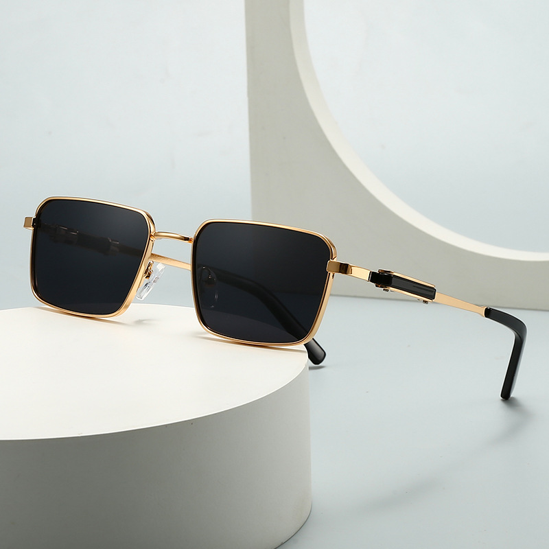 Wholesale Square Polarized Sunglasses with Metal Frame for Unisex - Everful